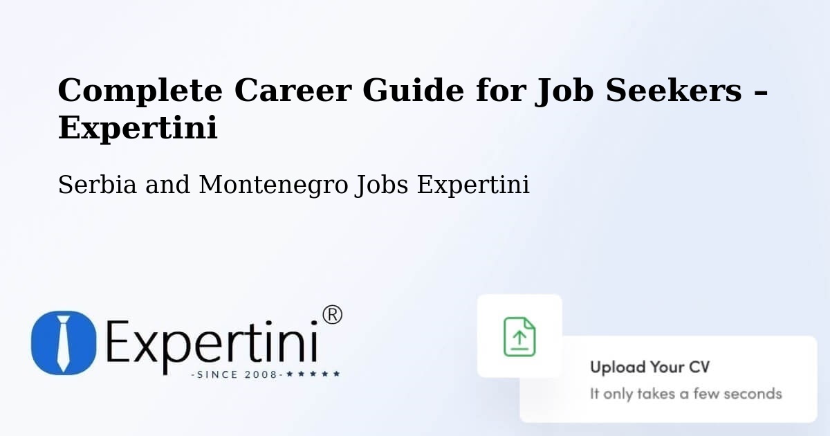 Career Guide for Job Seekers – Saint Tite - Saint Tite, Serbia and Montenegro Jobs Expertini